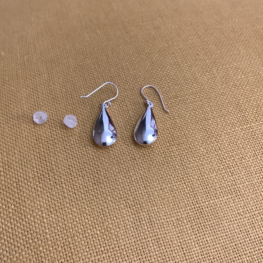 925 Silver Earrings Td/Balloon Shape. - image 5